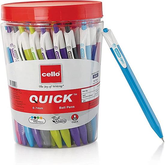 Cello Quick Ball Pens Ball Pen Pack of 60 Blue разноцветный