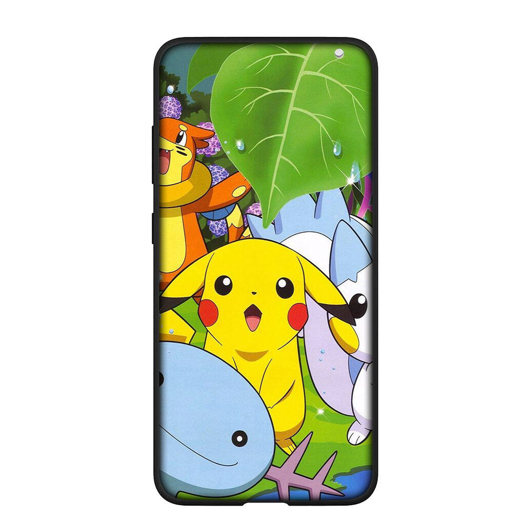 Phone Case for Samsung Galaxy S25 S23 S22 S24 Ultra FE Plus A05 A06 A15 A16 A36 A37 A35 A54 A55 A56 A57 A25 A53 A17 Squirtle Pokemon GO Pikachu Cover