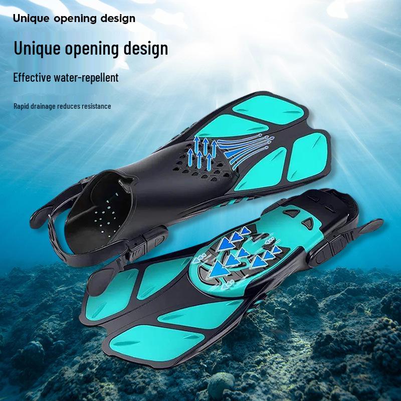 Adjustable Adult Diving and Swimming Fins - Frog Shoes and Mermaid Fins