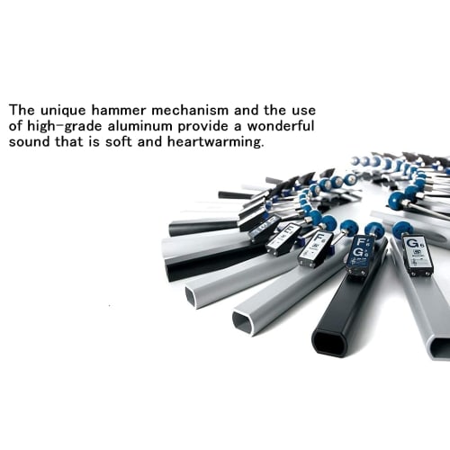 SUZUKI HB-250N Tone Chime, 2 Octaves, 25 Notes, Basic Set, with Caster Case for Easy Portability