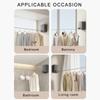 Multipurpose Retractable Clothesline Invisible Wire Rope Wall Mounted Clothes Line for Hanging Diapers and Socks