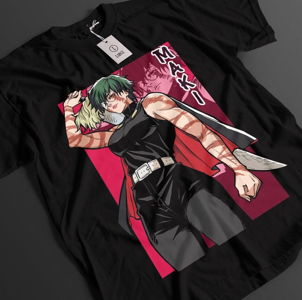 Jujutsu Kaisen Shirt Maki Zenin T-Shirt Sukuna Gojo Tshirt JJK Anime Unisex Tee