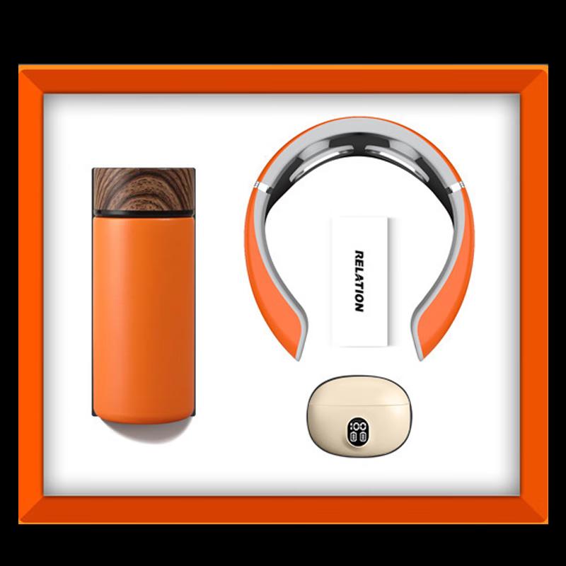 Умная термокружка, Массажер для шеи и Bluetooth-гарнитура Подарочный набор