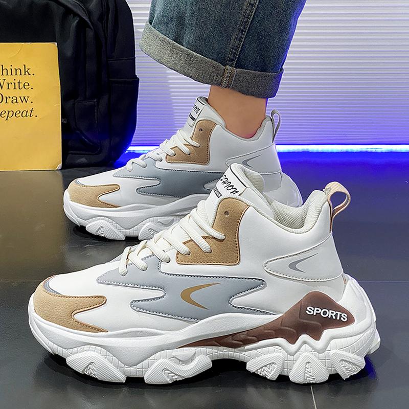 Autumn and winter new high-top sports and leisure height-increasing dad trendy shoes