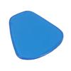 Motorcycle Accessories Gel Seat Cushion Flexible 27*25.5*1CM Soft Comfortable Shock Absorption Blue Slim Body Shape Adhesive