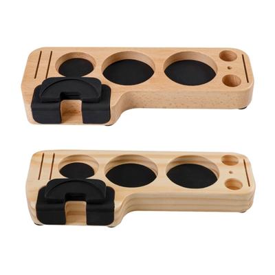 Espresso Tamper Stand Tamper Station Holz Basis Espresso Tamper Station