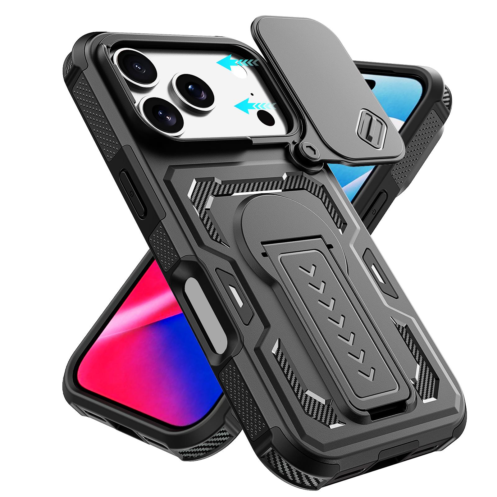 

Чехол Funda с защитой камеры со сдвижной крышкой для Iphone 17 Pro Max 17 Air 16 Pro Iphone16 Iphone17 Аксессуары для мобильных телефонов iPhone17 чёрный