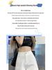 Women's Plus Size Black High Waist Summer Shorts