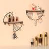 Durability Metal Wall Storage Shelf High Strengths Rusts Resistant Quickly Mount Wall Organizers for Reliability Use