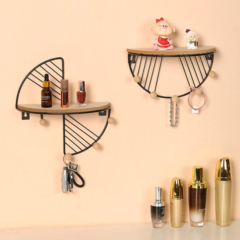 Durability Metal Wall Storage Shelf High Strengths Rusts Resistant Quickly Mount Wall Organizers for Reliability Use