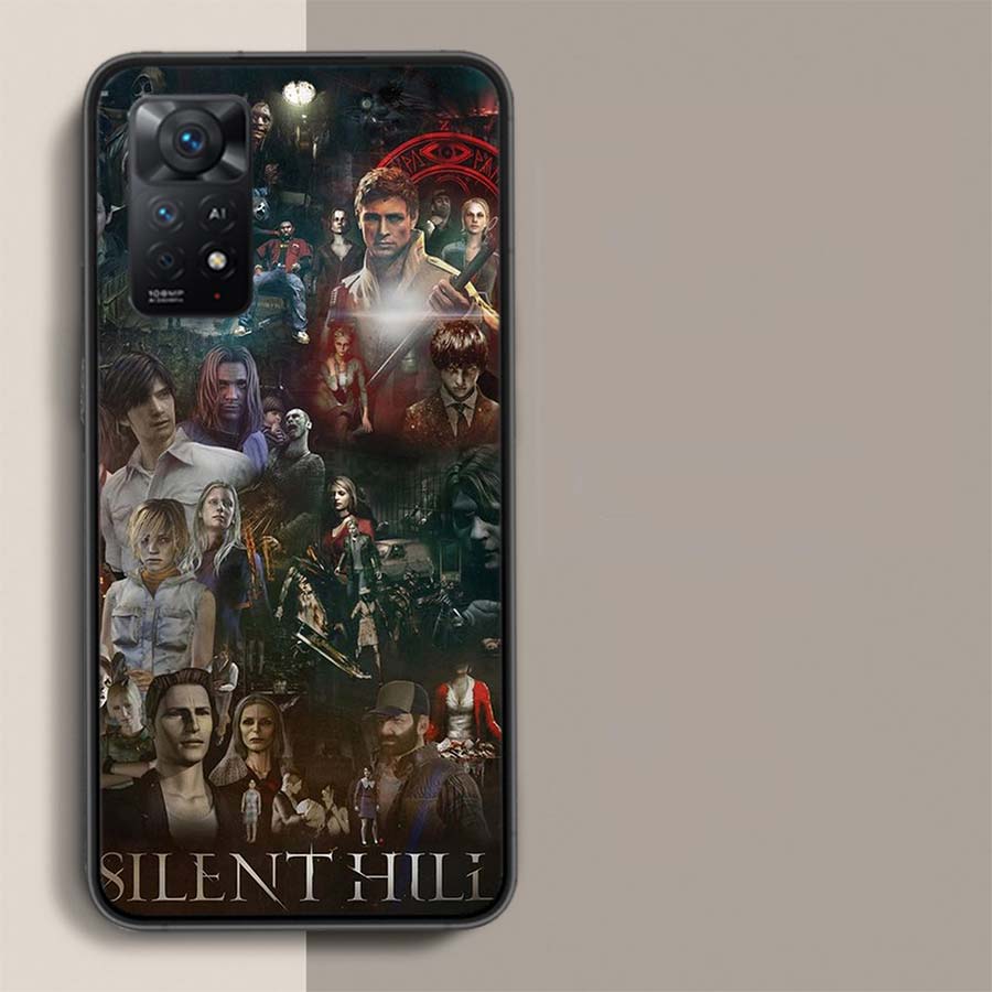 Games S-Silent Hill Phone Case For Redmi Note 14+ 13 Pro Plus 14C 13C 12C 12 10A 10C 10 9 8 9A 9C 9T 8A 7 Pro Xiaomi Capa Cover