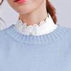 Korean Lace Stand Fake Collar for Women Shirt Detachable Collar Accessories Vintage Ladies False Blouse Collar