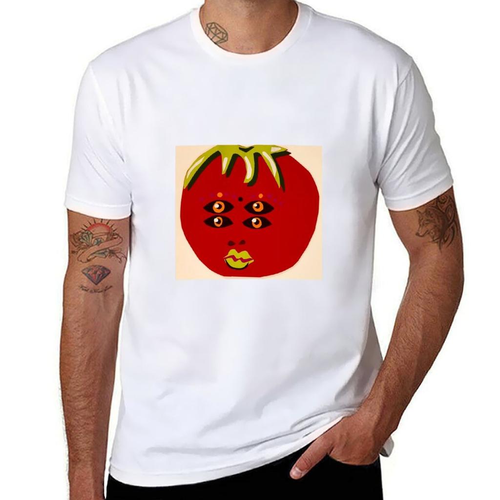 Timmy Tomate T-Shirt Übergröße Leichtes T-Shirt