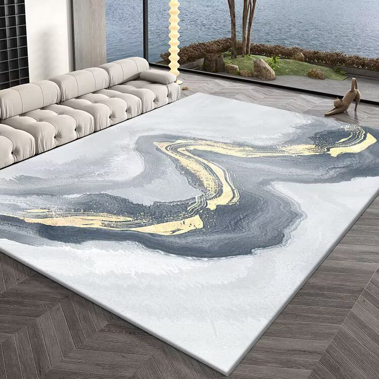 Living Room Carpet Simple Bedroom Sofa Modern Nordic Light Luxury Coffee Table Room Dirt Resistant Floor Mat