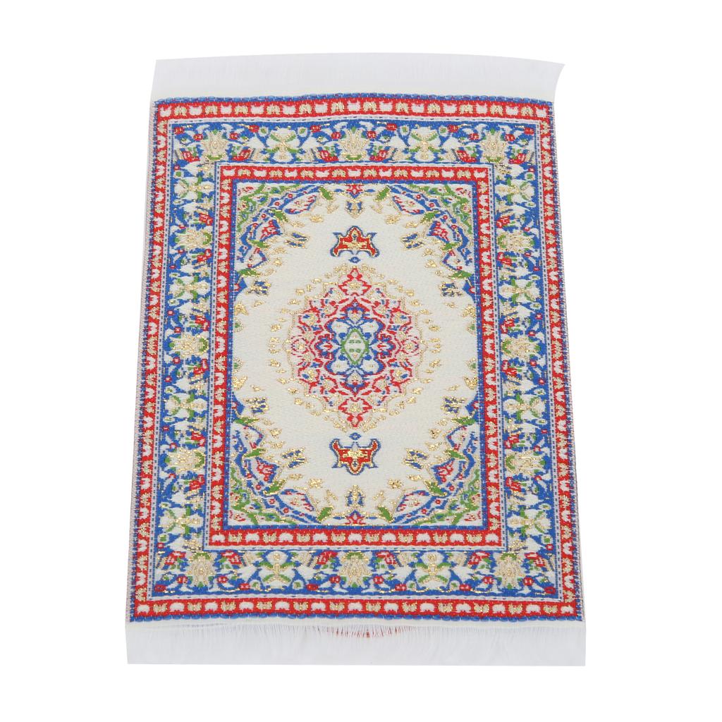 1:12 Puppenhaus Mini Teppich Tragbarer Miniatur Webteppich Dekoration Kinder Geschenk Zubehör