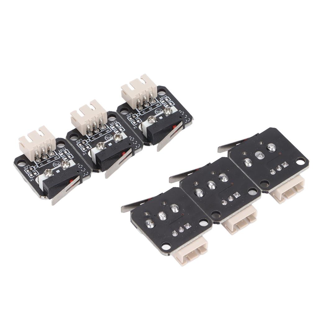 6Pcs Printer Limit Switch 3 Pin N / ON / C Control Durable Better Toughness 3D Printer Parts