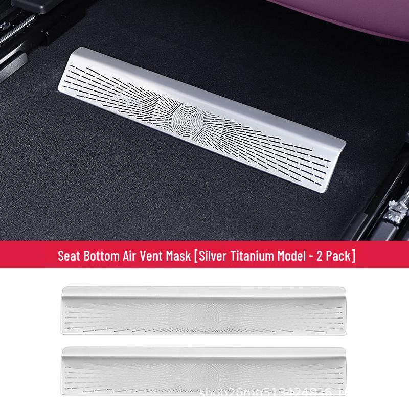 Stainless Steel Dustproof Speaker Hood Cover for L60 Lide - Car Interior Decor