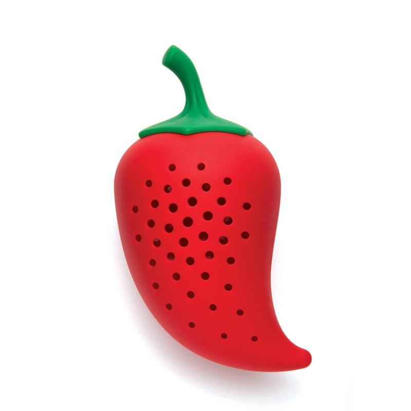 

Creative Chili Shaped Spice Filter Stew Pot Soup Silicone Seasoning Pack Kitchen Utility Gadget