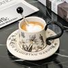 Light Luxury Ceramic Coffee Cup Set