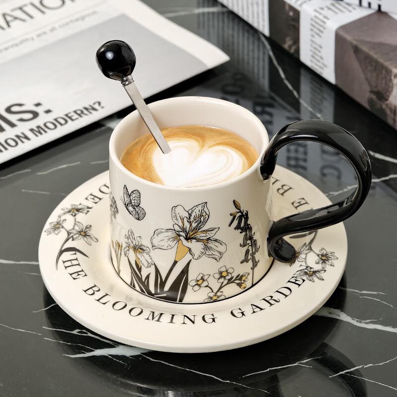 Light Luxury Ceramic Coffee Cup Set