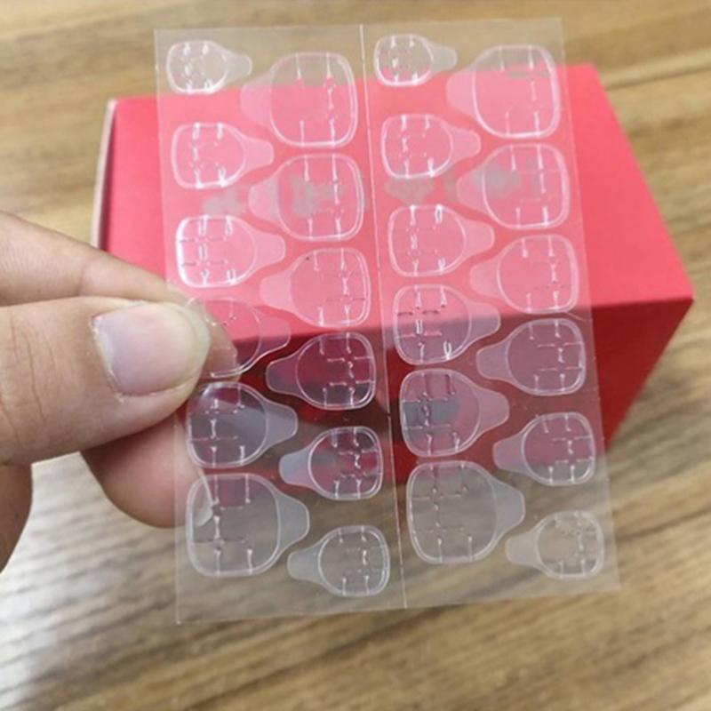 120Pcs / Lot  Double Side Adhesive  Glue Sticker False Nail Extension Tools