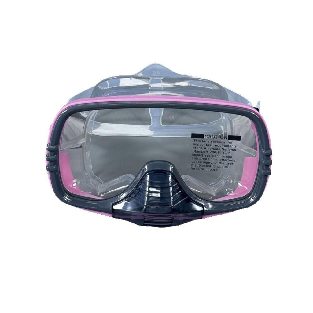 Tempered Glass Scuba Diving Mask with Transparent Silicone