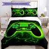 3pcs Game Controller Bedding Set Duvet Cover Closure Includes 1 Duvet Cover & 2 Pillowcases, Soft and Comfortable for All Seasons.