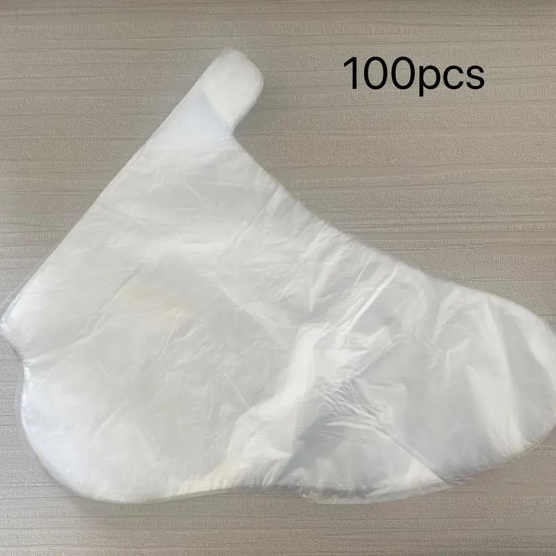 100Pcs Disposable Foot Covers - Soft & Comfortable Plastic Shoe Covers for Daily Use, Foot Care & Shoe Try-On Protection, HygiFoot Protection