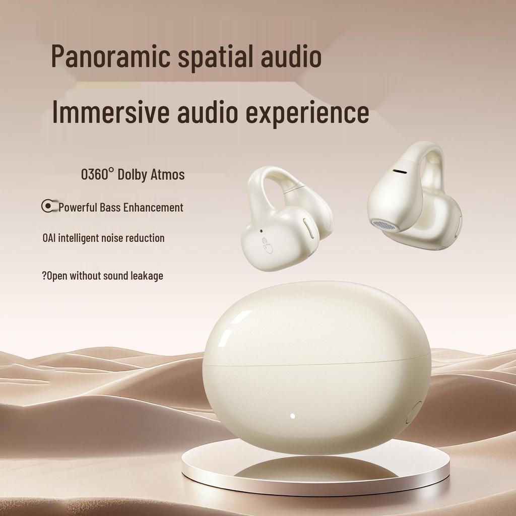 Sony Ear-Clip Bone Conduction Bluetooth Headset: Wireless, In-Ear, Noise-Reducing, Long Battery Life for Running & Sports