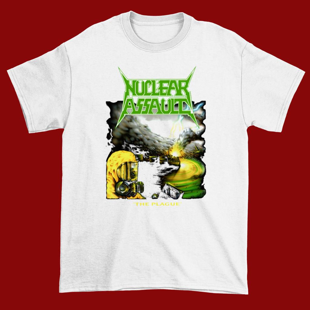 The Plague Nuclear Assault Shirt Unisex White All Size Shirt