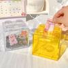 Salvadanaio Blocchi da Costruzione Salvadanaio Blocchi di Plastica Trasparenti Salvadanaio Custodia per Monete Giocattolo per Bambini Regalo Scatole per Monete Decorazione per la Casa