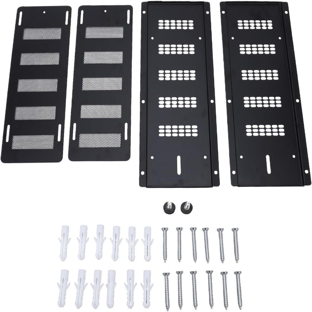 Black Color Foundation Vent Cover 16x6.5 Inch Size Heavy Duty Vent Cover  For Garage