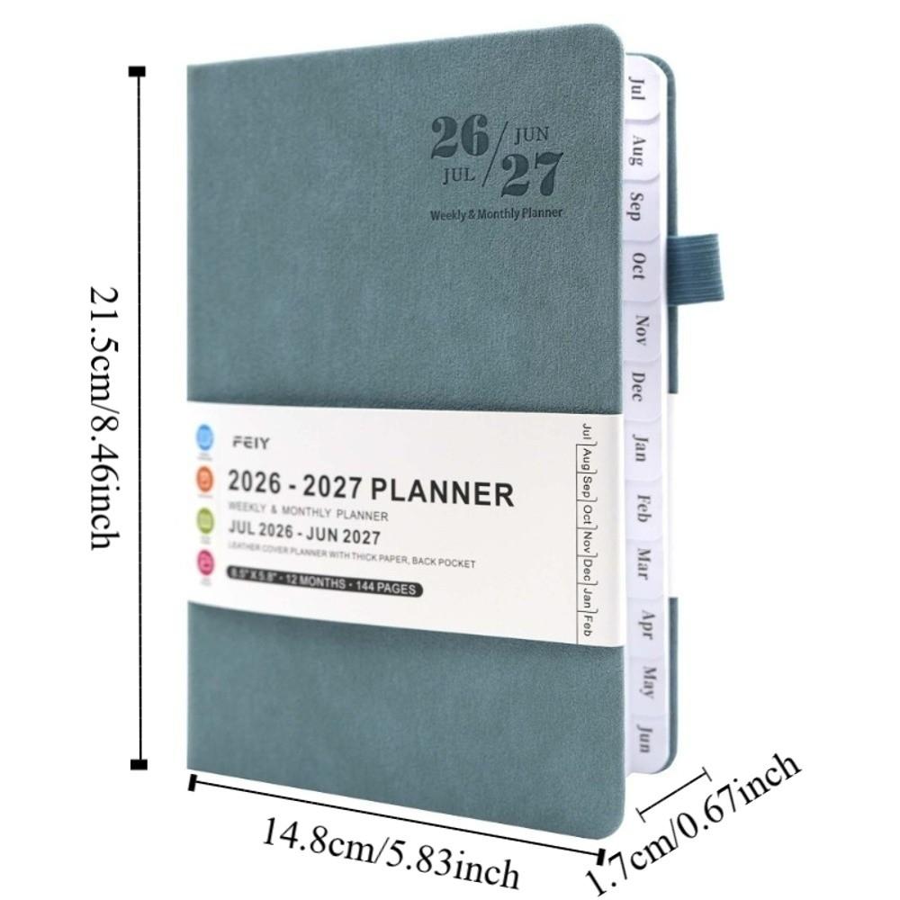 English 2026-2027 Schedule Book A5 Time Management Planner Agenda Planner Notebook  Students