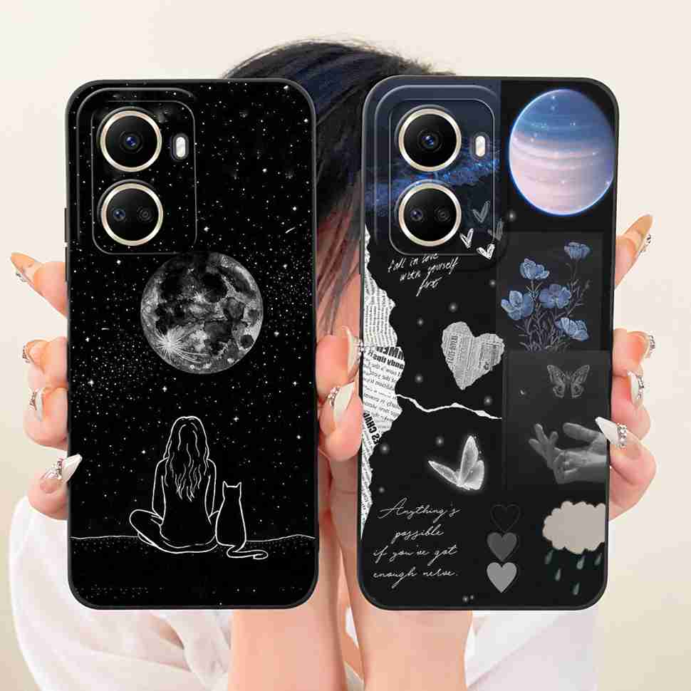 For Huawei Nova 10 SE Case Cute Cat Painted Soft Silicone Phone Back Cover For Huawei Nova10 SE nova10SE 10SE Case Bumper