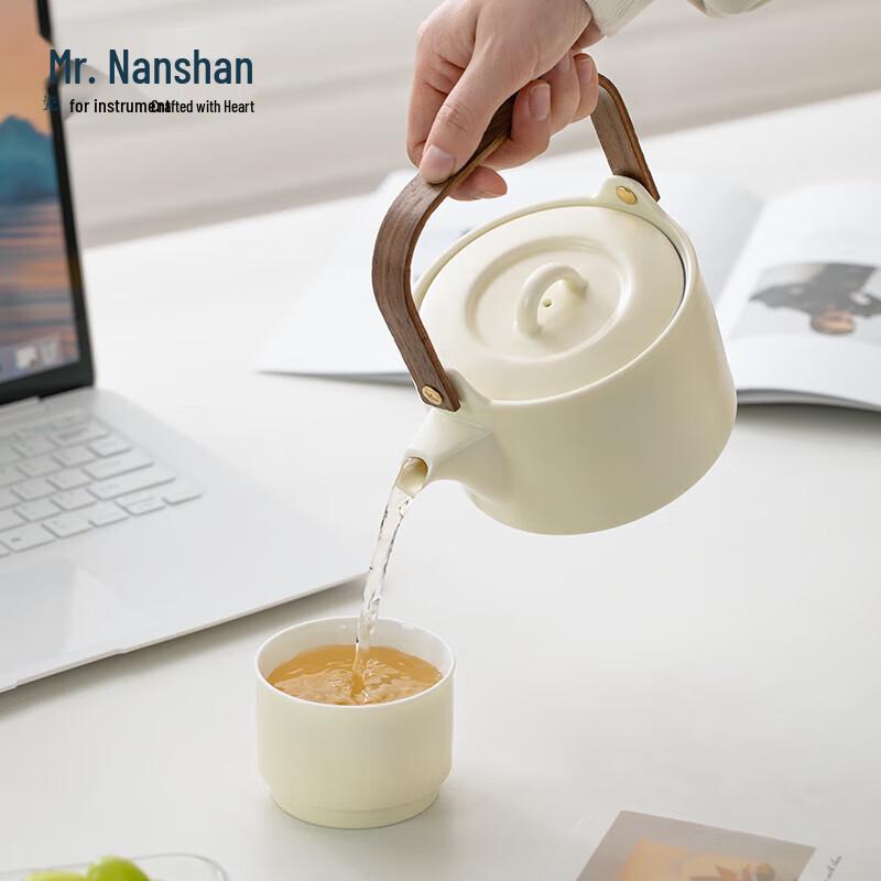 Nanshan Ceramic Kung Fu Tea Set (1 Pot, 2 Cups)