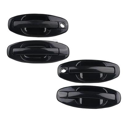 Durable-Set Of 4 Car Outside Handle Bowl Accessories 82650-26000 For Santa Fe 2001-2006 Outside Door Handle Exterior Doo