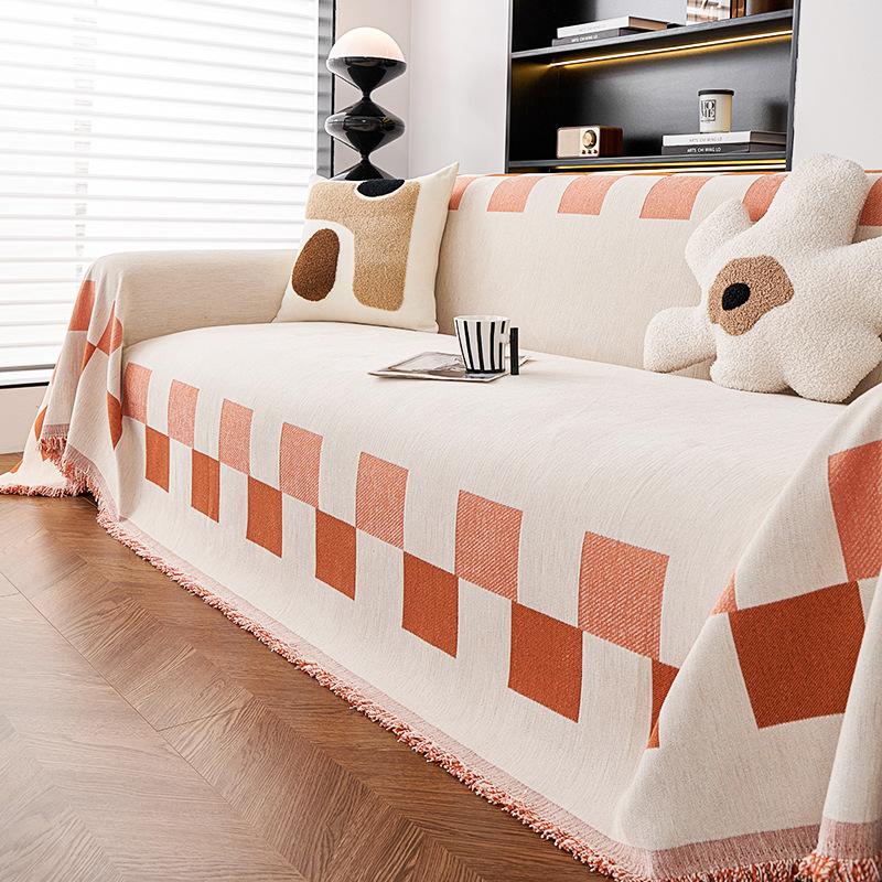 Chenille Thickened Anti-Scratching Sofa Towel Nordic Style High-Grade Sofa Cover All-Inclusive Universal Cover