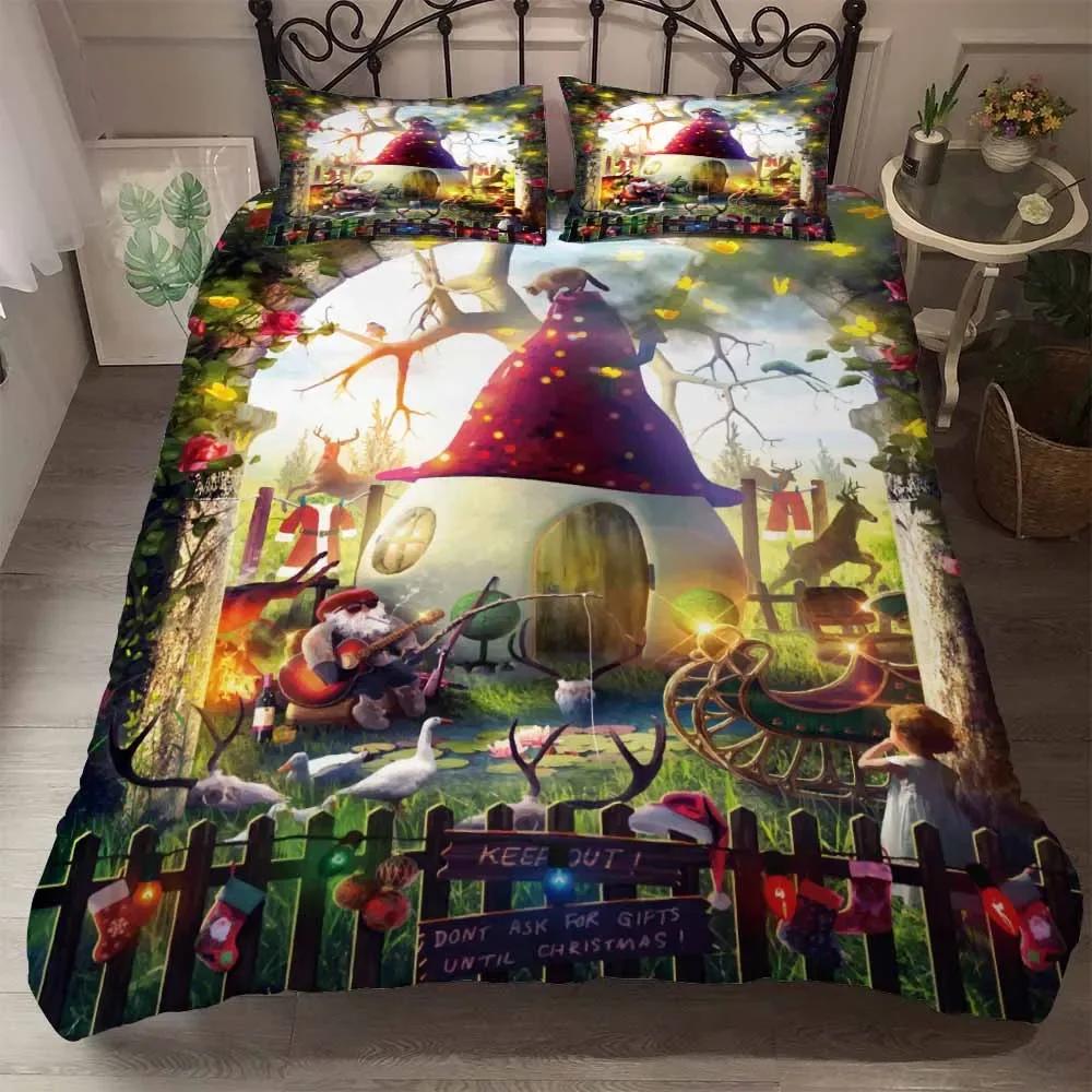 

Bedclothes European Quen Beding-set Swet Dog Christmas Beding Set Adorable Lovely Pupy -dachshunds Bed Warm Comforter 2-3pcs Duver Set 100*200cm Single