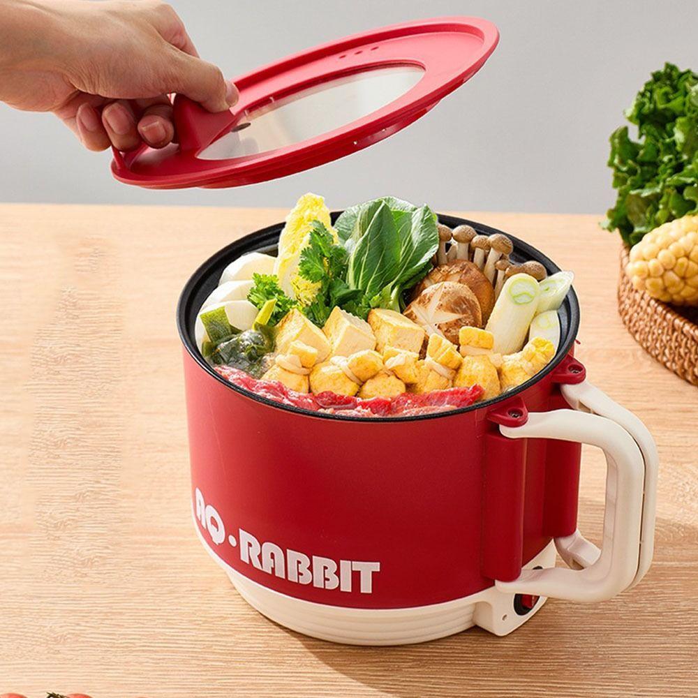with Folding Handle Multi Cooking Pot Hot Pot Electric Rice Cooker Foldable Electric Cooker Pasta