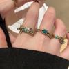 Diamond Love Cross Open Ring Vintage Index Finger Ring Ring