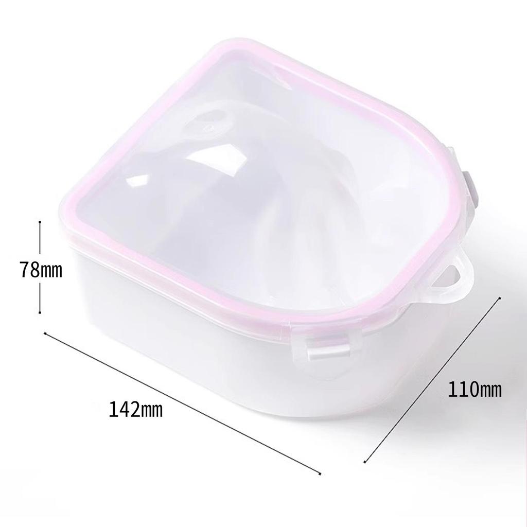 Wan Jia Xiu Dvouvrstvá manikúrní miska na ruce s exfoliačními a zjemňujícími nástroji