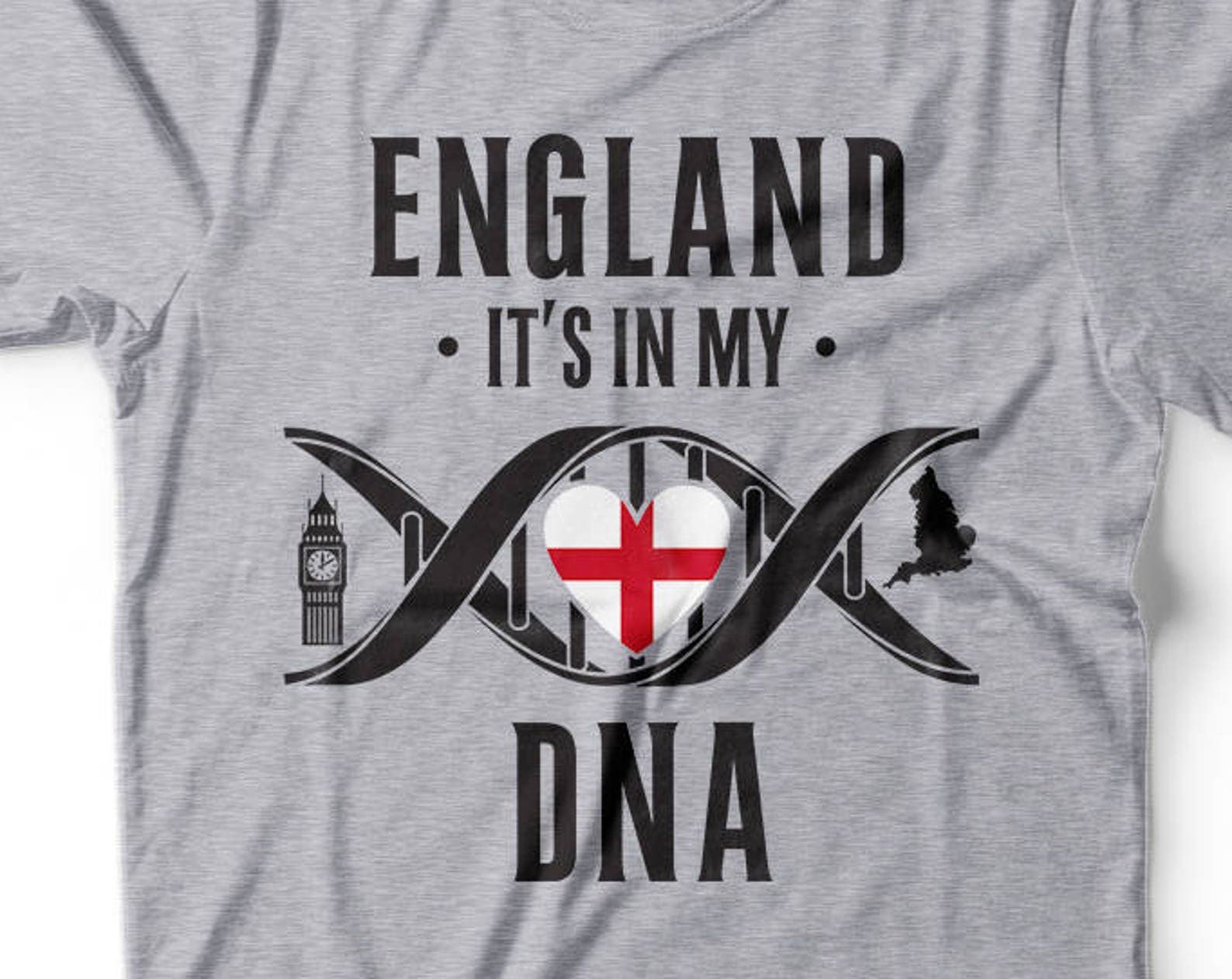 England Heritage T-Shirt: DNA Graphic Tee XL