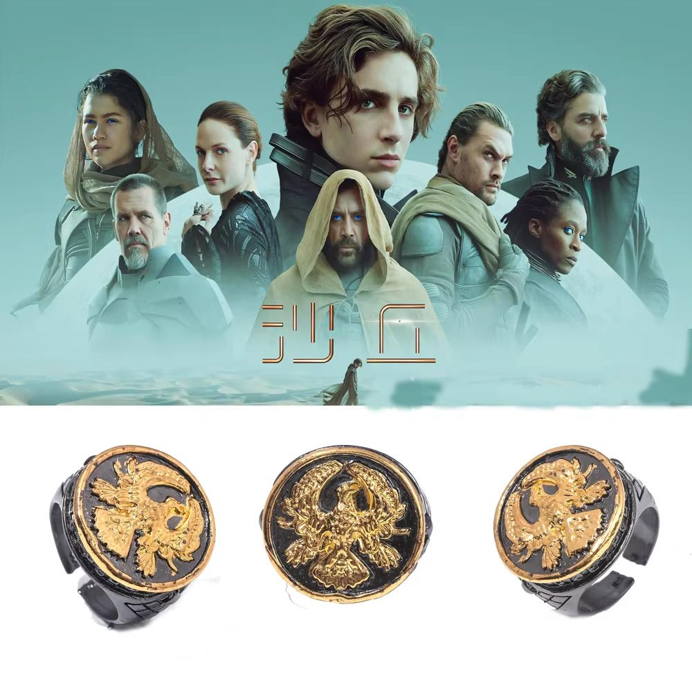 Anello delle Anime Anelli Regolabili Pietra Preziosa Cloranzia Metallo Anello di Crisantemo per Donne Uomini Gioielli Cosplay Accessori Regalo
