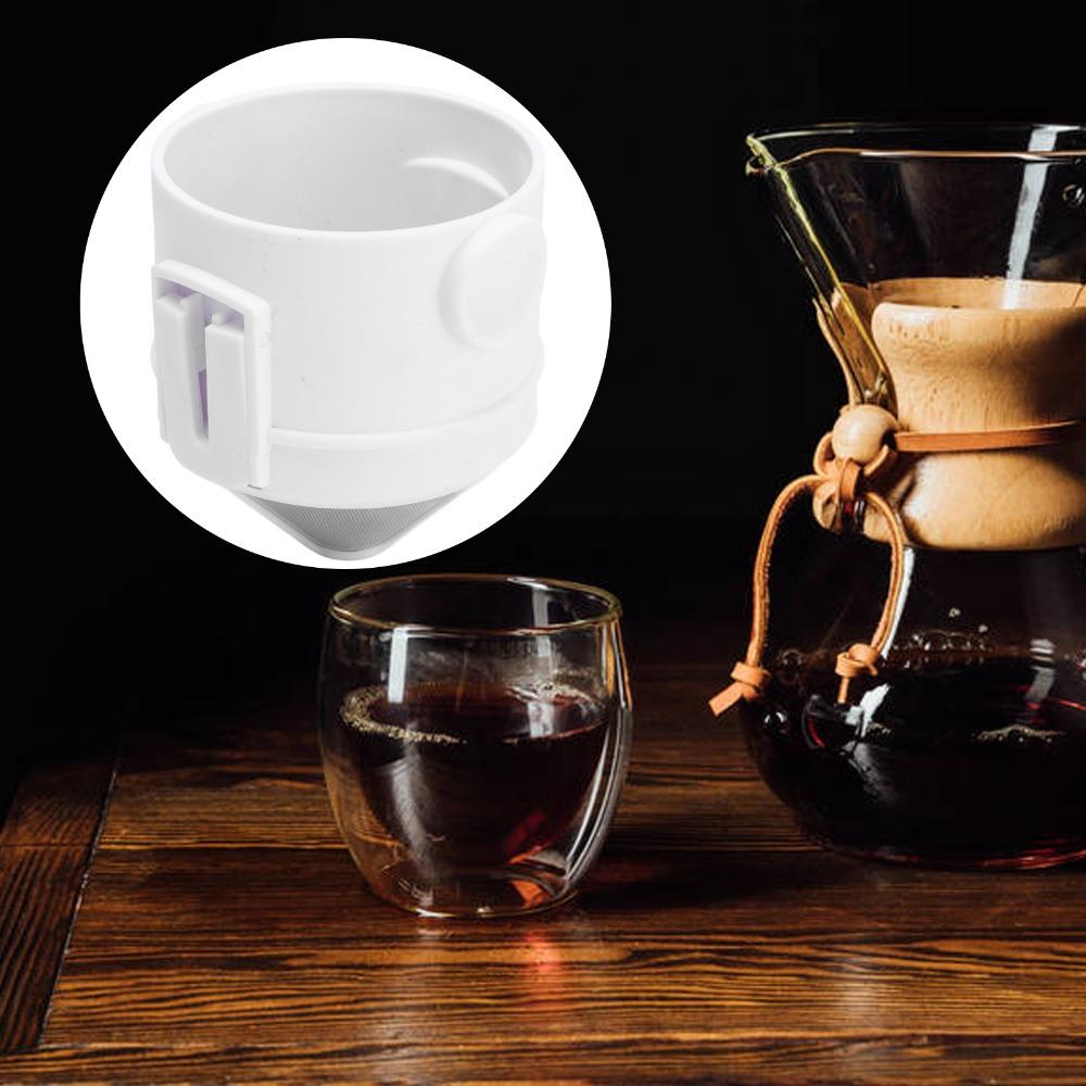 Filtre à Café Pliable Ultra Fin Goutte Acier Inoxydable Filtre à Café Portable Filtre à Café Voyage