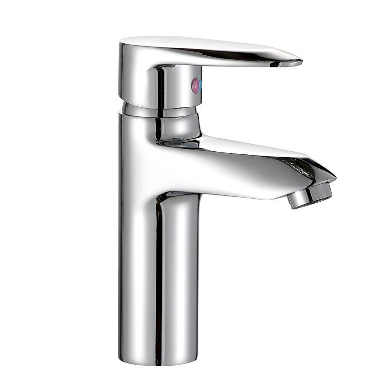 

Медный смеситель для умывальника Смеситель для умывальника для холодной и горячей воды Смеситель с одной ручкой и одним отверстием Производитель