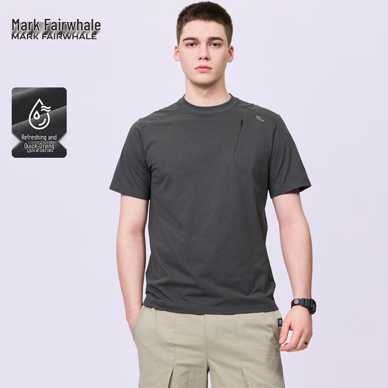 Mark Fairwhale Men s Cool Quick-Dry Round Neck T-Shirt XL