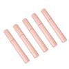 5PCS Empty Mascara Tube Rose Gold Metal Shell Soft Brush Portable Eyelash Container for Make Up