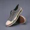 Móda Ledové hedvábí Pánské boty Plátěné ležérní boty Nízké vycházkové boty Ploché šněrovací Volnočasové tenisky Trend Mokasíny Chaussure Hommes