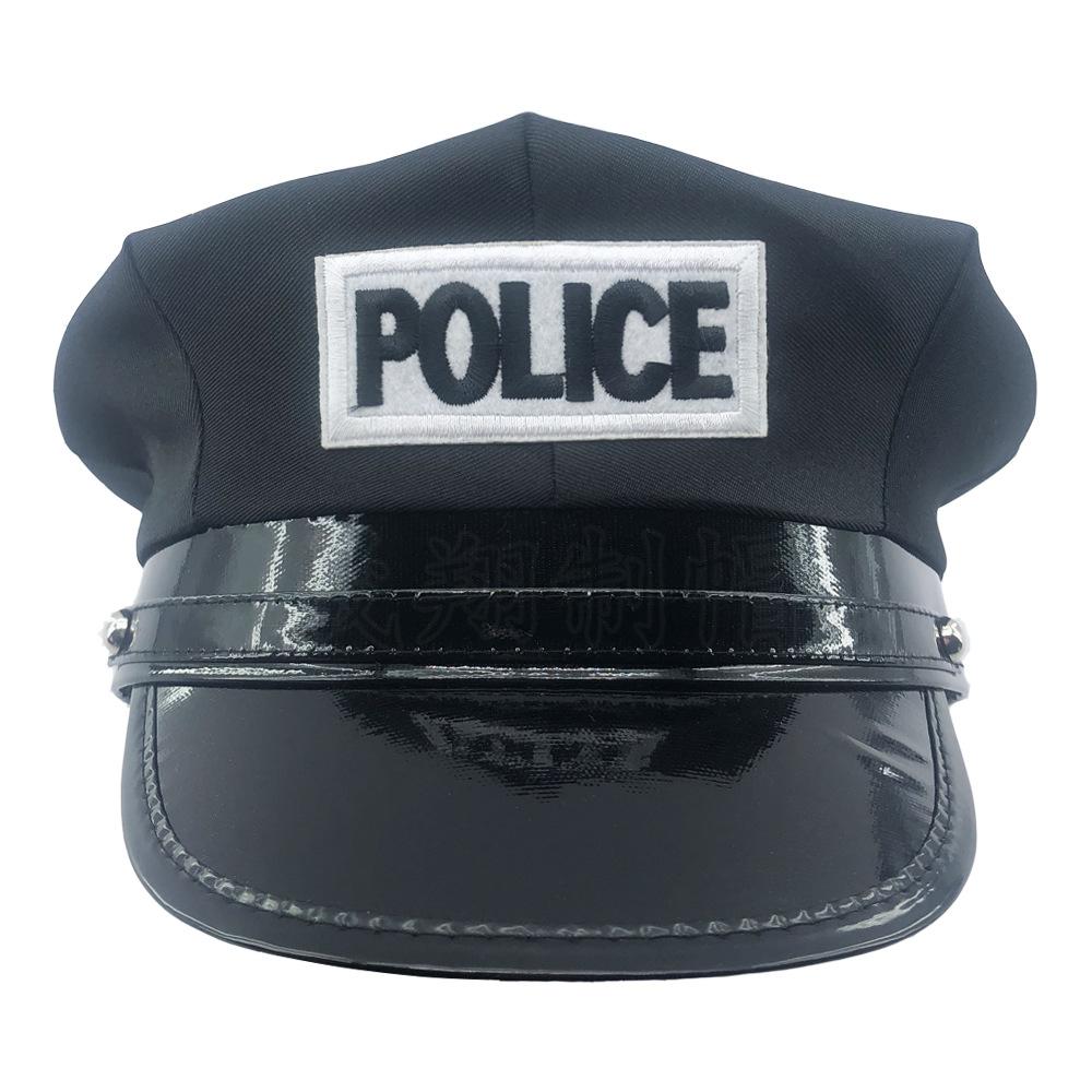 Cosplay Hat Black Roleplay Hat Adult Hat Structured For Halloween Carnival Adults