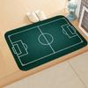 VIKAMA Football Pitch Doormat Stain-Resistant & Non-Slip Entrance Hallway Mat Bedroom Entrance Rug Bedside Carpet Home Decor